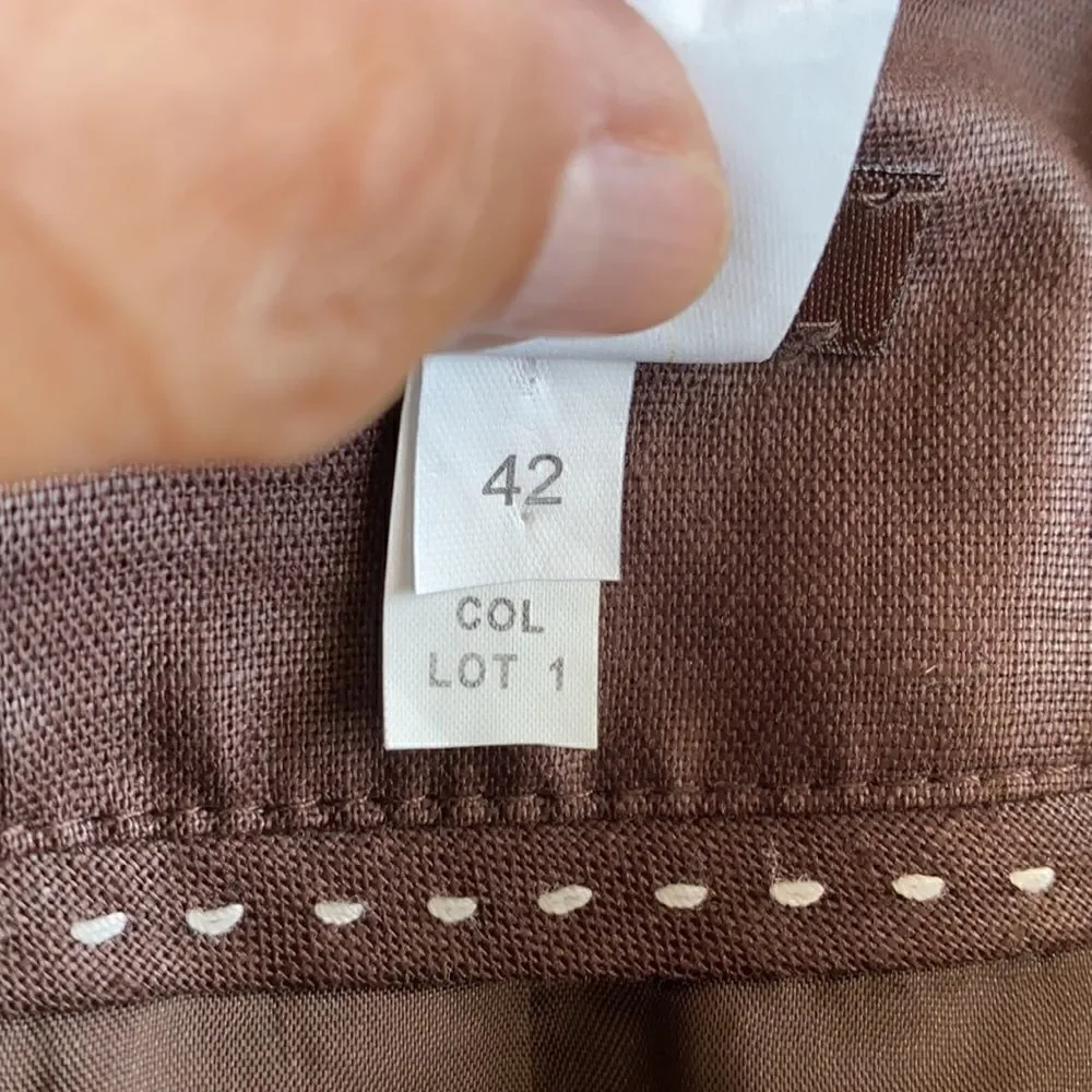Vex Collection Brown Cotton Light Jacket/Top - Picture 13 of 13